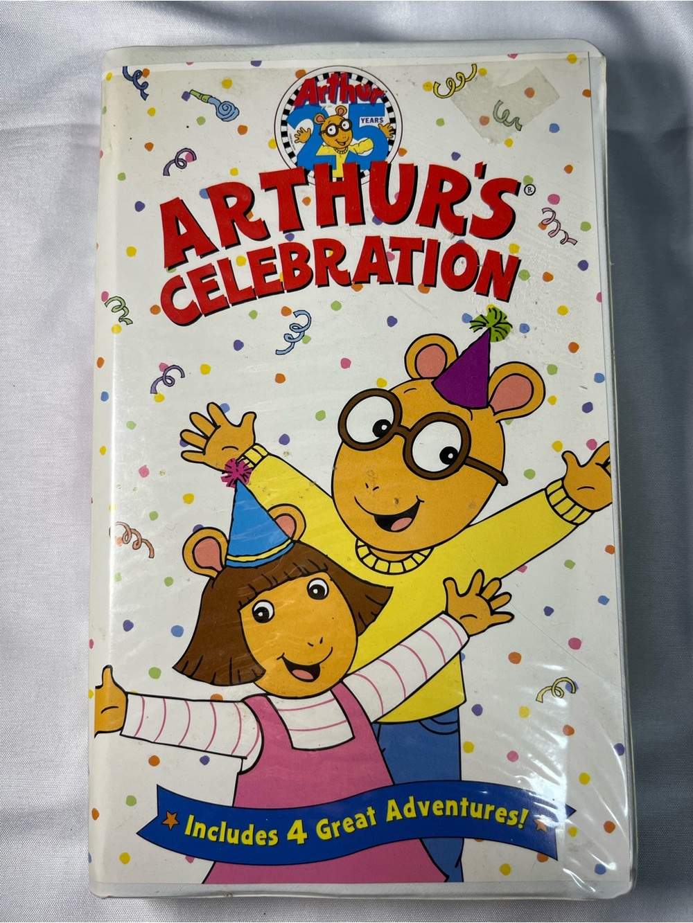 Arthur’s‎ Celebration VHS 2001 Vintage Clamshell Case 4 Episodes Kids Cartoon